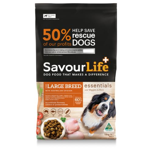 SavourLife Essentials Adult Large Breed Chicken Dog Food